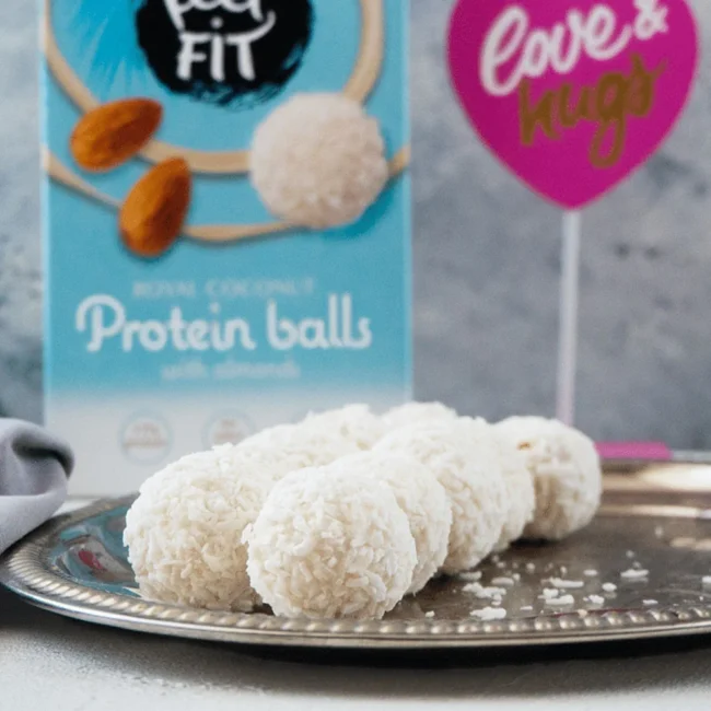 Μπάλες Γκοφρέτας με Πρωτεΐνη Feel Fit Protein Balls Almond Coconut 63g