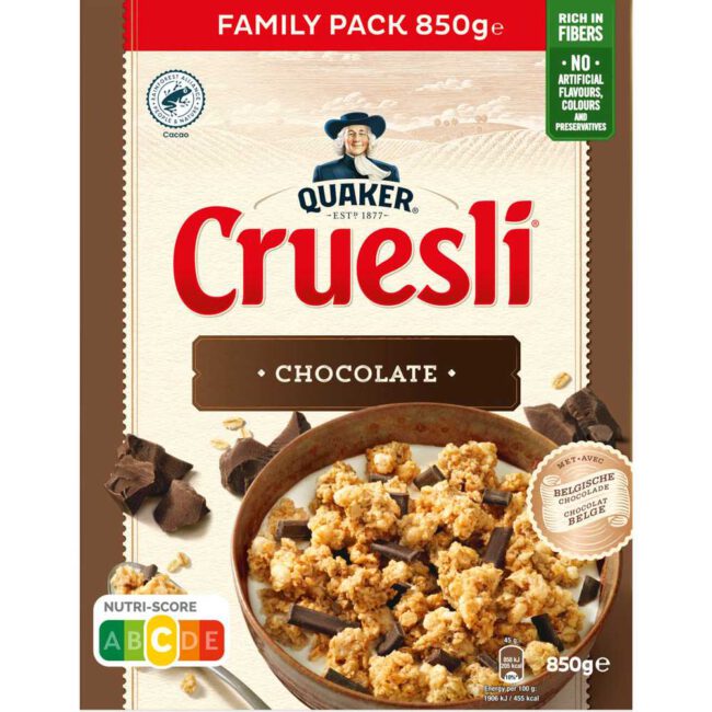 Quaker Cruesli Chocolate Family Pack 850g