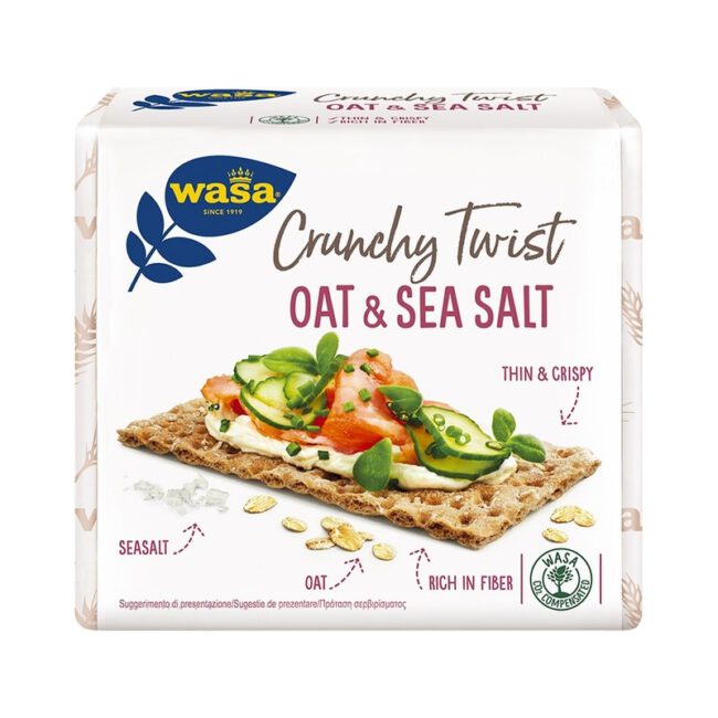 Wasa Crunchy Twist Oat and Sea Salt