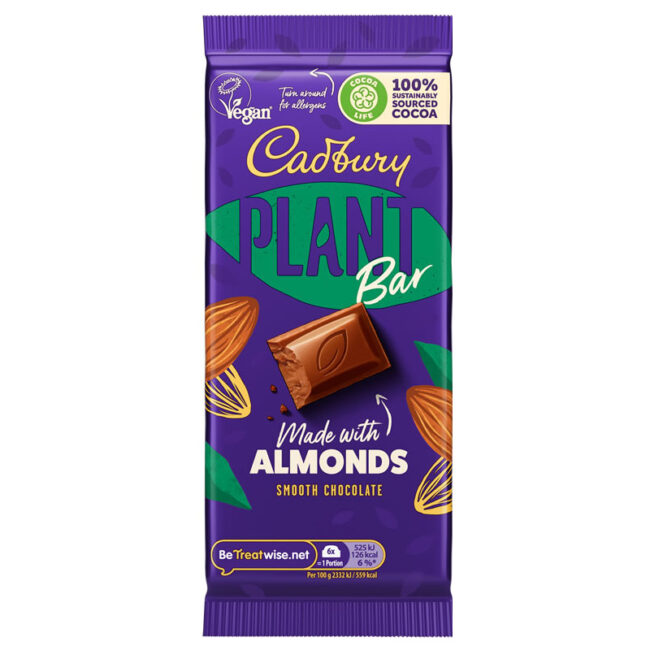 Vegan Cadbury Plant Bar Almond Smooth Chocolate