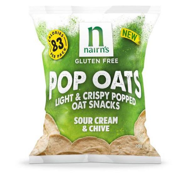 Nairn’s Pop Oats Sour Cream And Chive 20g-A