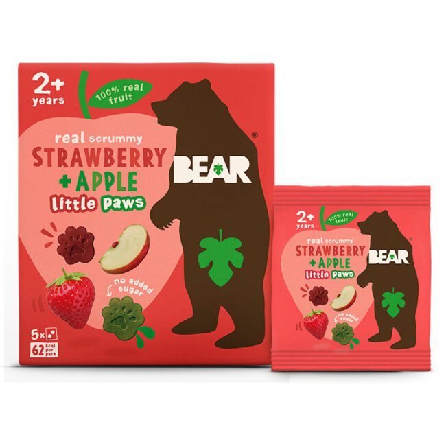Bear Paws Strawberry And Apple