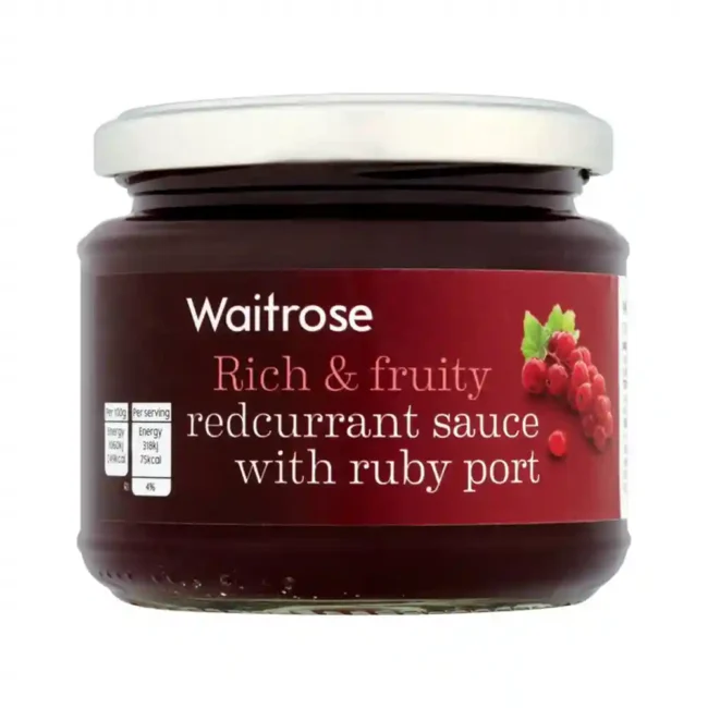 Waitrose Redcurrant Sauce with Ruby Port 215g