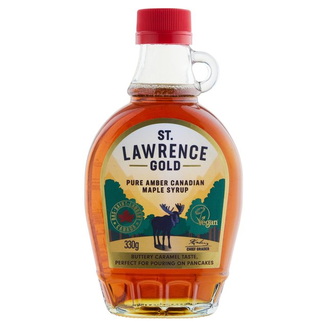 St Lawrence Gold Pure Amber Canadian Maple Syrup 330g