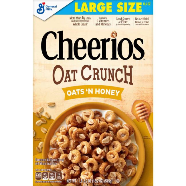 General Mills Cheerios Oat Crunch Oats and Honey