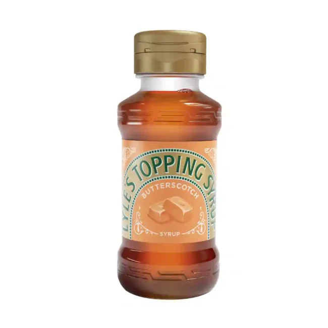 Tate and Lyle Squeezy Topping Butterscotch Syrup Lyles Topping Syrup 325g