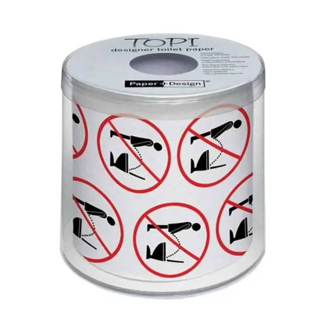 Χαρτί Υγείας Topi Designer Toilet Paper Stop it 125g