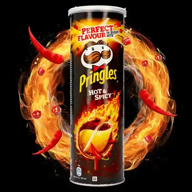 Pringles Hot and Spicy Flavour