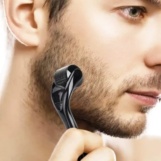 Συσκευή Hair and Beard Growth Micro Needle Roller Προσώπου και Γενειάδας Dorzu Micro Needle Roller for Skin and Beard