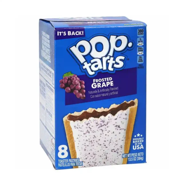 Γλυκιά Τάρτα Kelloggs Pop Tarts Frosted Grape 384g