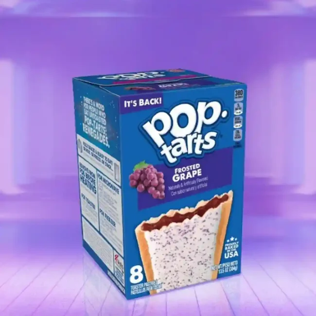 Γλυκιά Τάρτα Kelloggs Pop Tarts Frosted Grape 384g