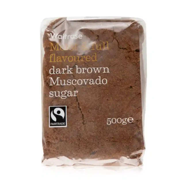 Waitrose Moist and Full Flavoured Dark Brown Muscovado Sugar 500g