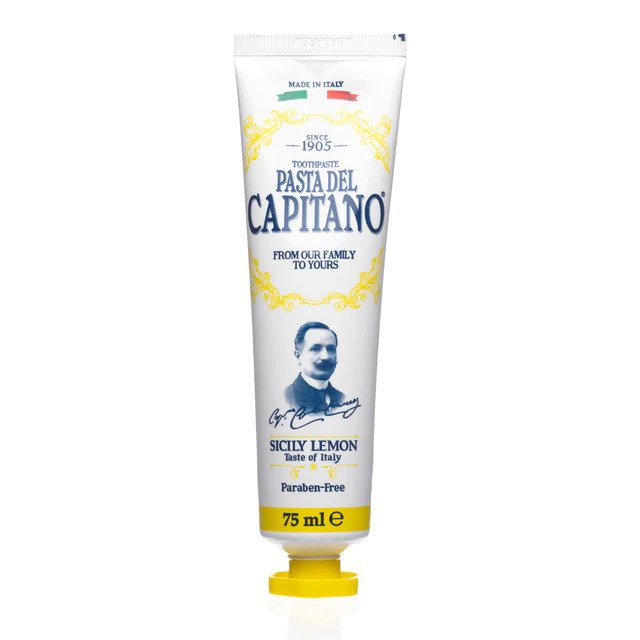 Pasta Del Capitano Sicily Lemon Toothpaste 75ml-A