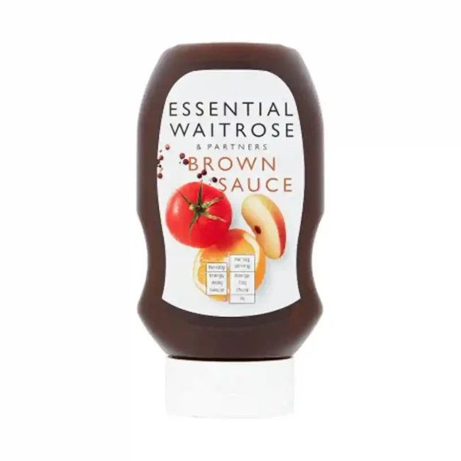 Waitrose Essential Squeezy Brown Sauce 470g