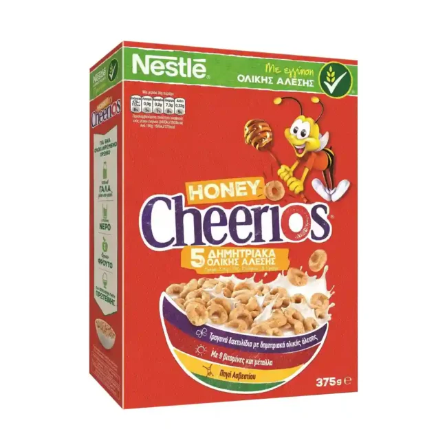 Δημητριακά Ολικής Άλεσης Nestle Honey Cheerios 375g