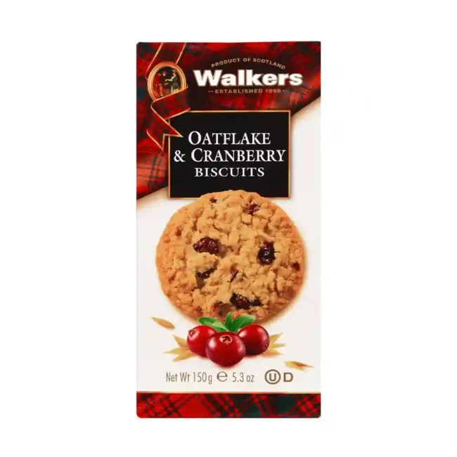 Walkers Oatflake Cranberry Biscuits 150g