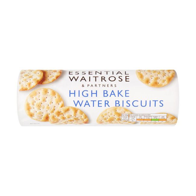 Essential Waitrose High Bake Water Biscuits 200g
