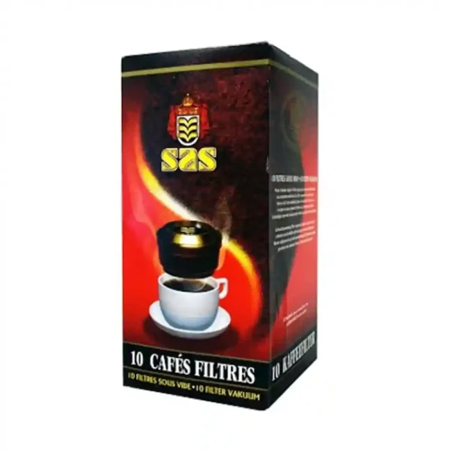 Sas Koffie 10 Coffee Filled One Cup Filters