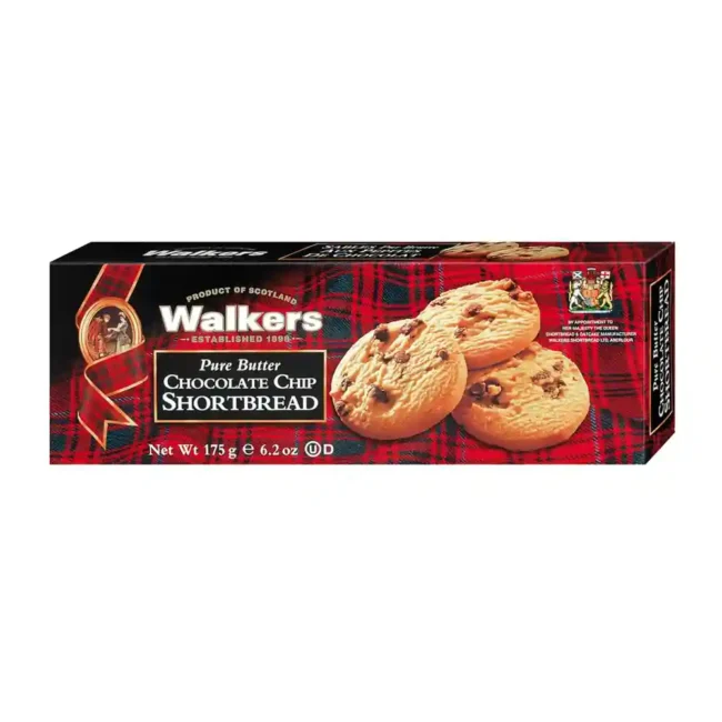 Μπισκότα Walkers Pure Butter Chocolate Chip Shortbread 175g