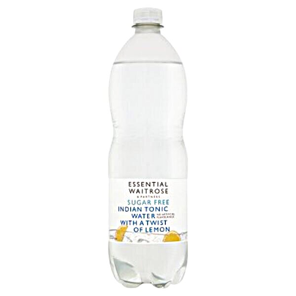 Waitrose Essential Sugar Free Indian Tonic Water With A Twist Of Lemon 1lt-A
