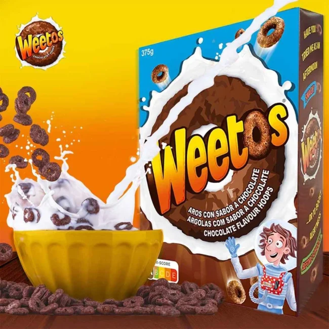 Παιδικά Δημητριακά Weetabix Weetos Choco Cereal 375g