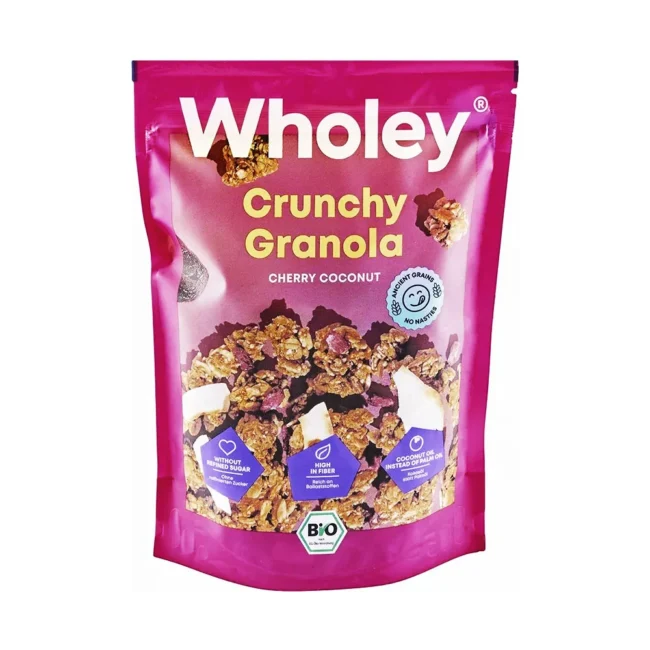 Δημητριακά Wholey Cherry Coconut Crunchy Granola 300g