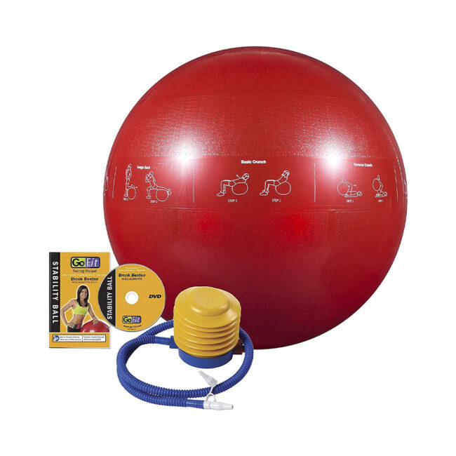 Μπάλα Γυμναστικής GoFit 65Pro Stability Red Ball 65cm