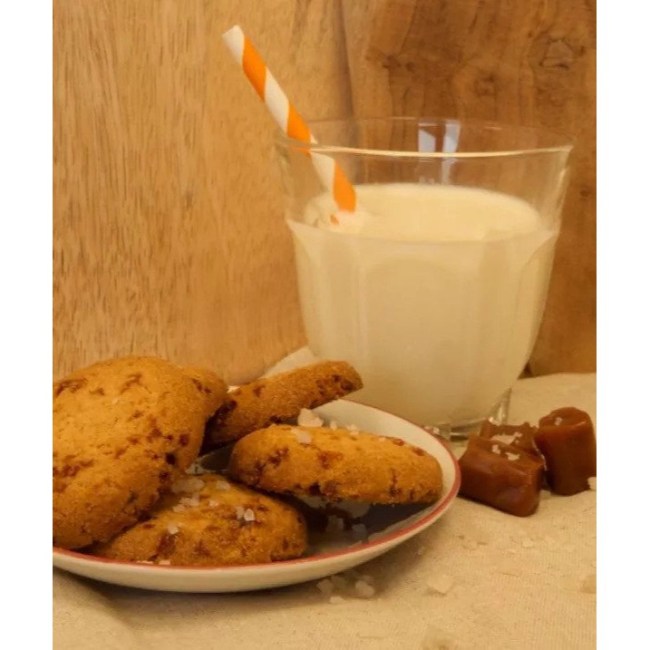 Μπισκότα Με Μήλο Και Καραμέλα La Mere Poulard Sachet Souple De Petits Cookies Pomme Caramel Pur Beurre 200g