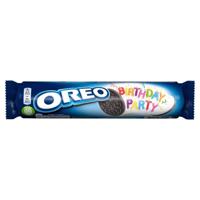 Oreo Birthday Party Sandwich Biscuits 154g-A