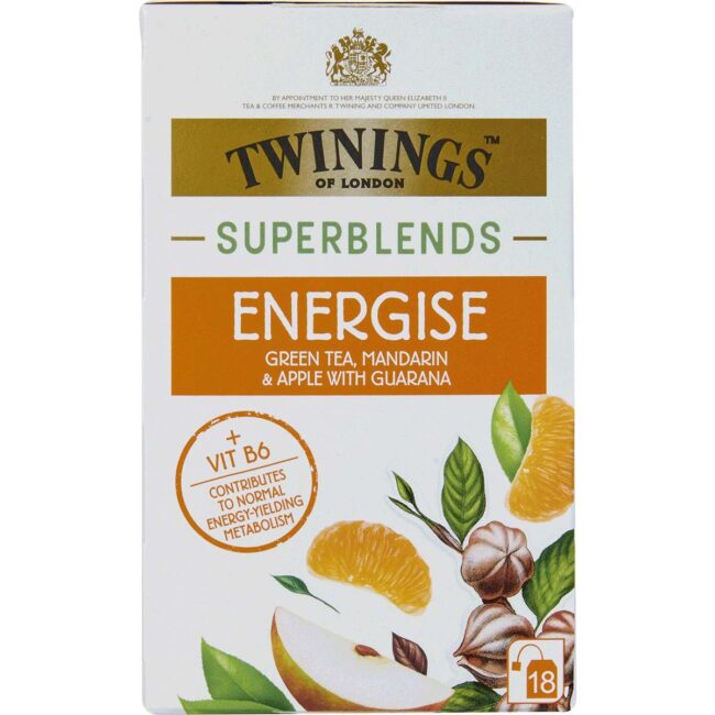 Twinings Superblends Energise Tea 18 Tea Bags 36g-A