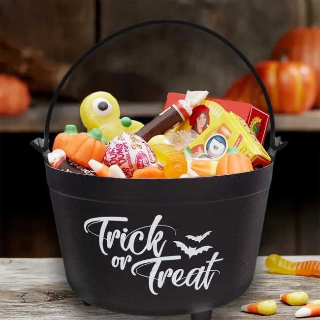 Καλαθάκι Πλαστικό Για Φάρσα 'Η Κέρασμα Halloween Trick Or Treat Candy Bucket 29x23cm