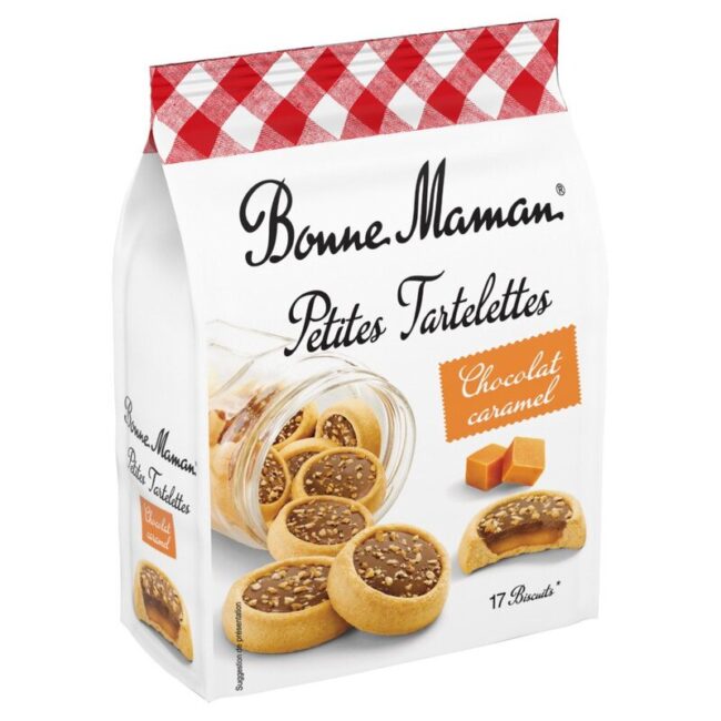 Ταρτάκια Μίνι Με Σοκολάτα Και Γέμιση Καραμέλας Bonne Maman Petites Tartelettes Chocolat Caramel 250g
