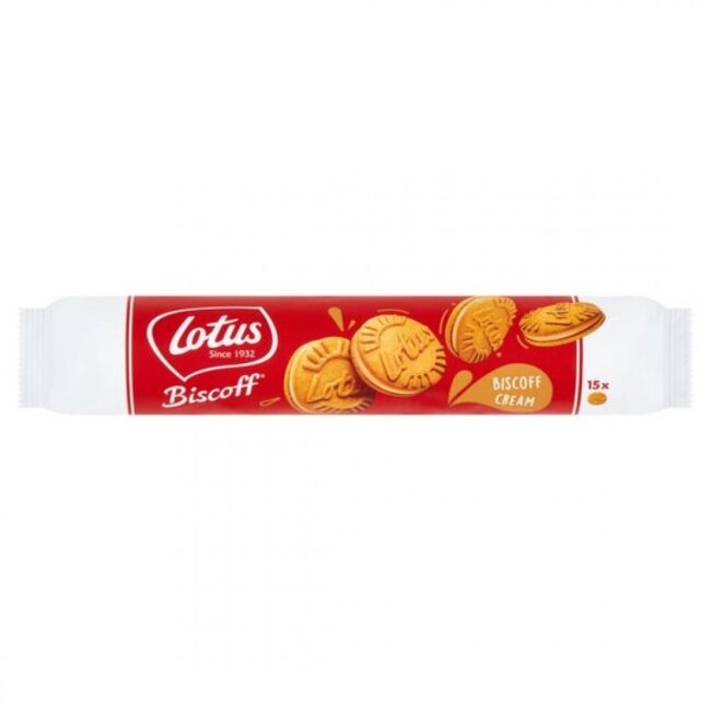 Lotus Biscoff Filled With Speculoos Cream Sandwich Biscuit 150g-A