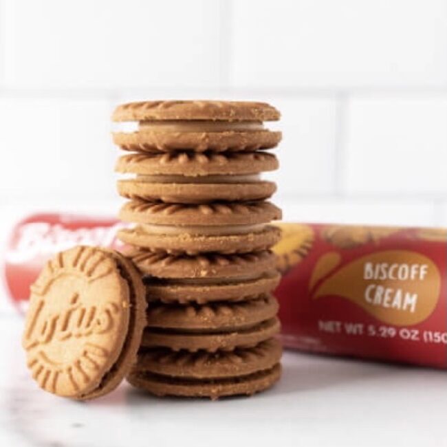 Lotus Biscoff Filled With Speculoos Cream Sandwich Biscuit 150g-D