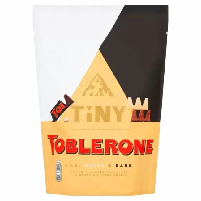 Toblerone Tiny Milk White And Dark Chocolates 280g-A