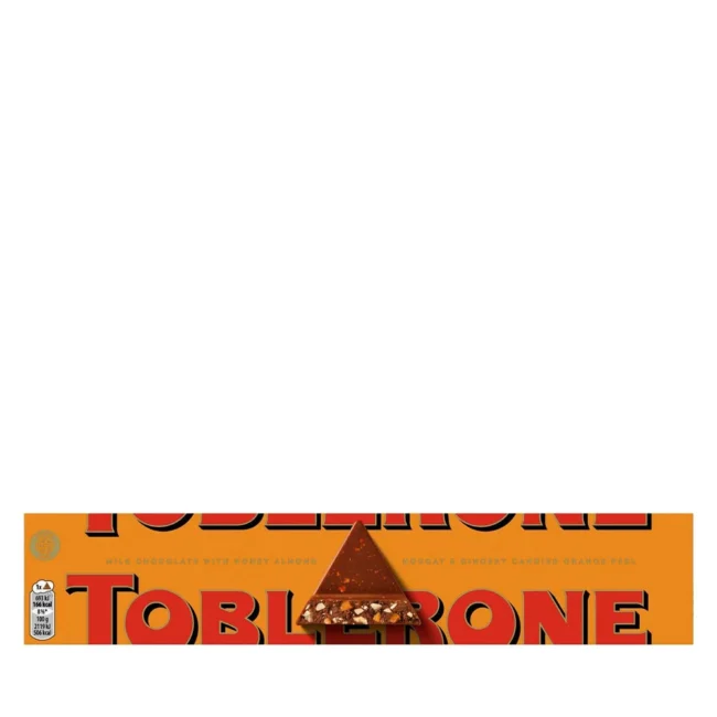 Σοκολάτα Γάλακτος Με Πορτοκάλι Extra Large Toblerone With Orange Twist 360g
