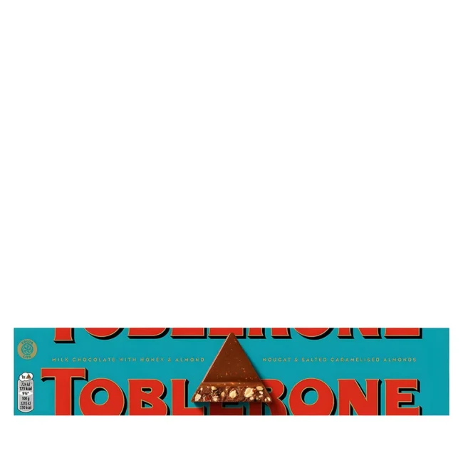 Σοκολάτα Γάλακτος Με Αμύγδαλα Extra Large Toblerone With Salted Caramelised Almonds 360g