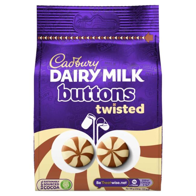 Cadbury Dairy Milk Buttons Twisted 105g-A