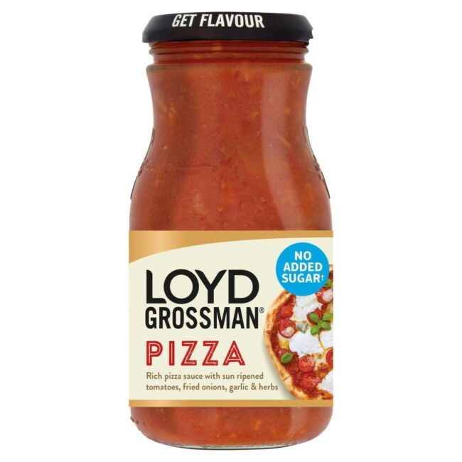 Loyd Grossman No Added Sugar Pizza Sauce 350g-A