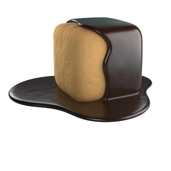 Ζαχαρωτά Με Αλατισμένη Καραμέλα Και Επικάλυψη Βέλγικης Σοκολάτας Υγείας Mallow Puffs Marshmallows Salted Caramel In Dark Chocolate Vegan 100g
