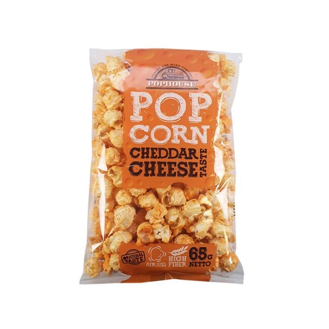 Pophouse Popcorn With Chedar Cheese Flavor 65g-A