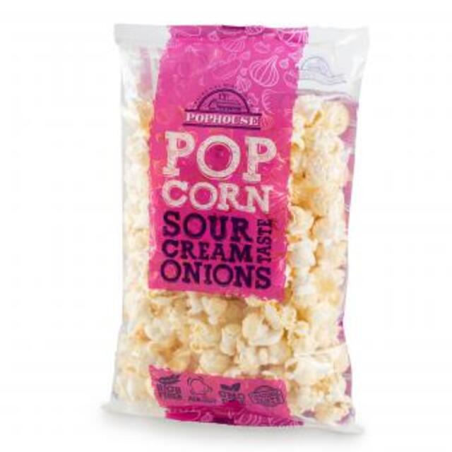 Pophouse Popcorn With Sour Cream And Onions Flavor 65g-A
