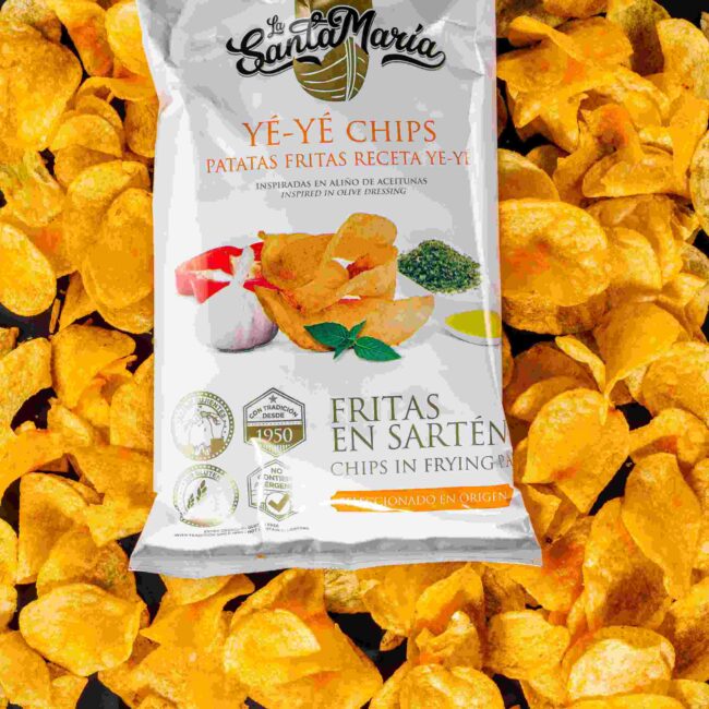 La Santamaria Ye Ye Potato Chips 130g-A