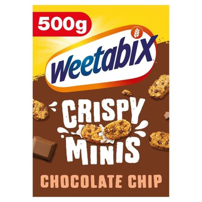 Δημητριακά με Σοκολάτα Weetabix Crispy Minis Chocolate Chip Wheat Cereal 500g