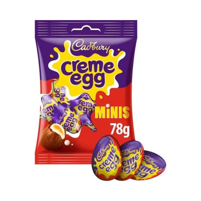 Σοκολατένια Πασχαλινά Αυγά Cadbury Mini Creme Eggs Bag 78g
