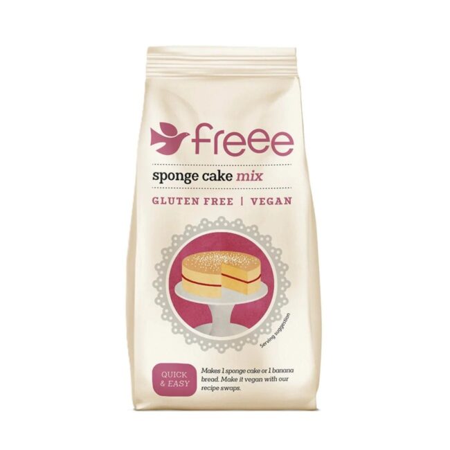 Doves Farm Freee Sponge Cake Mix Gluten Free Vegan 350gr-A