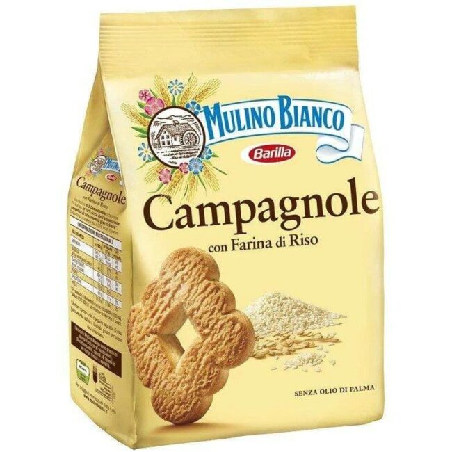 Μπισκότα με Ρυζάλευρο Mulino Bianco Campagnole con Farina di Riso 700g