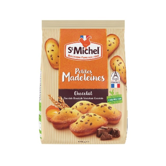 Κέικ Μαντλέν με Κομματάκια Σοκολάτας St Michel Petites Madeleines Chocolat 175g