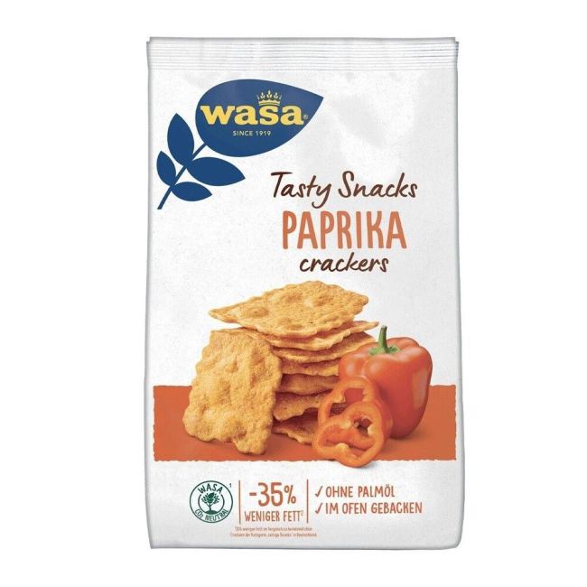 Wasa Tasty Snacks Paprika Crackers 150g