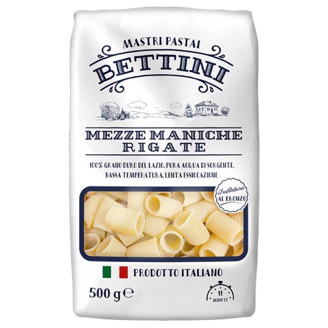 Mastri Pastai Bettini Mezze Maniche Rigate 500g-A